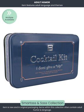 Backpocket Cocktail Kit – “I Don’t Give a Sip”